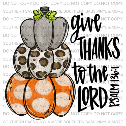 Give Thanks to the Lord (2)