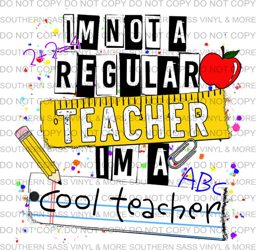 Not A Regular Teacher