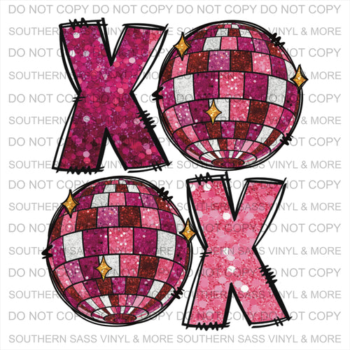 XOXO Disco (Faux Glitter)