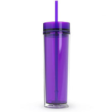 Load image into Gallery viewer, 16 oz Acrylic Skinny Tumbler