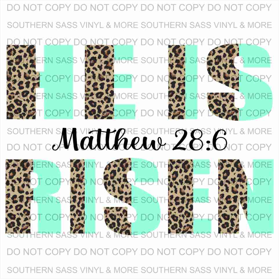 He Is Risen - Cheetah