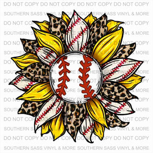 Baseball Sunflower